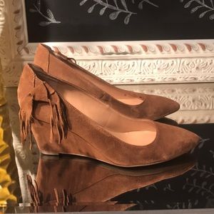 Franco Sarto Pointed Toe Wedge Heels